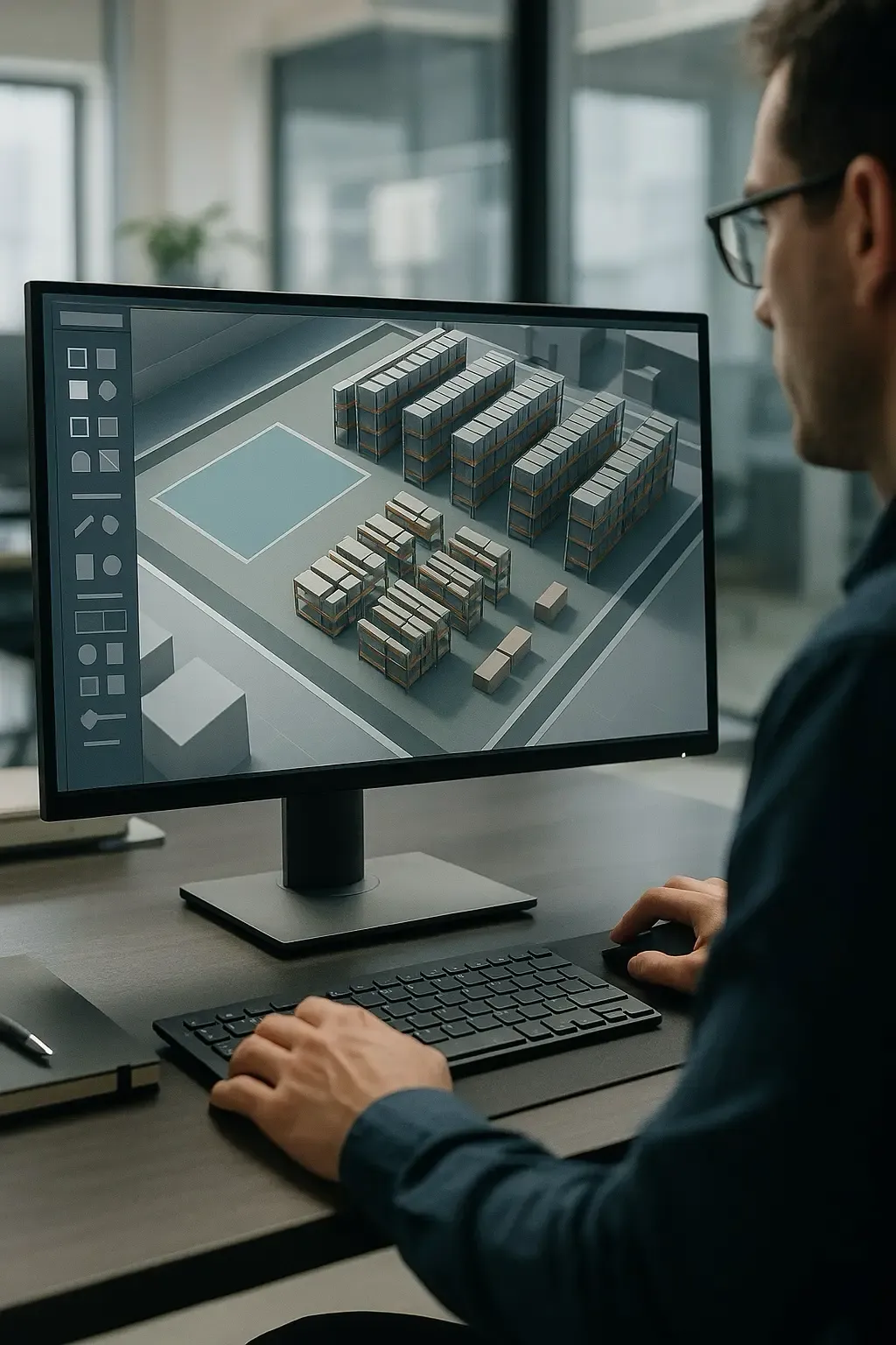 Smart Layout AI — оптимизация расстановки стеллажей